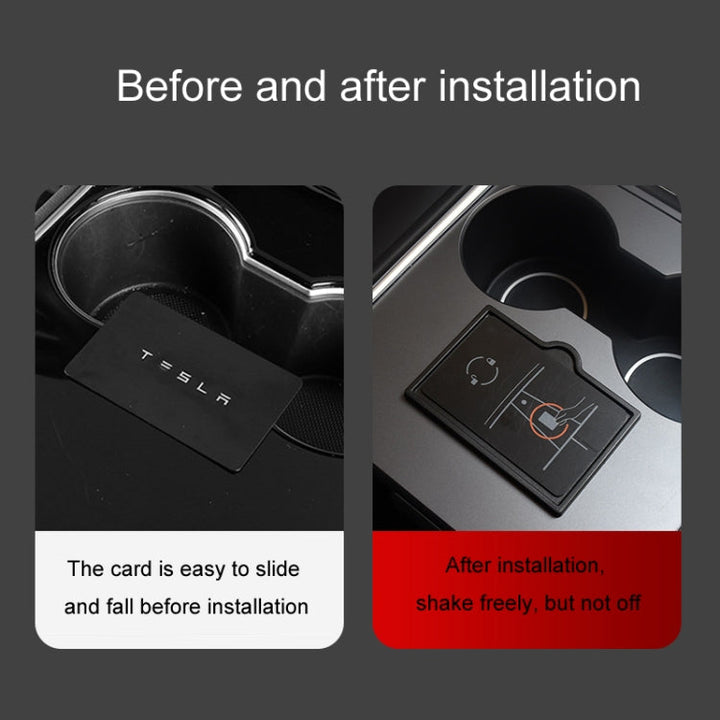 For Tesla Model 3/Y Key Card Limiter Induction Card Fixing Slot Modification