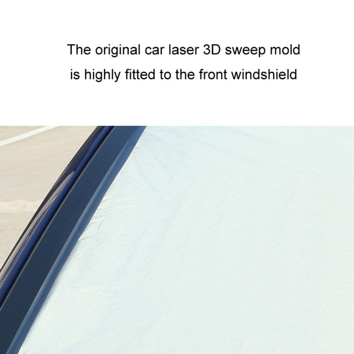 For Tesla Car Front Shield Silver-coated Foldable Sunshade Film