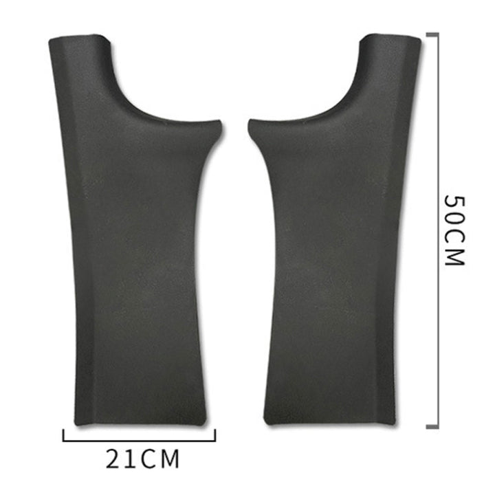 For Tesla Model Y Rear Door Built-In Sill Strip Rear Seats Anti-Kick Leather Protective Pad