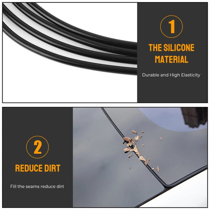 For Tesla Model 3 3m Skylight Sealing Waterproof Strips Windshield Noise Reduction Sound Isolation Ring