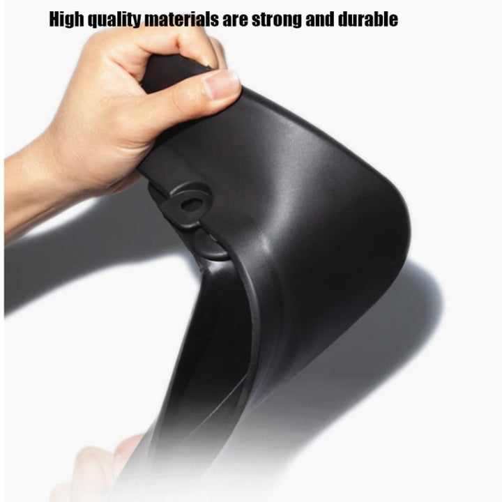 For Tesla Model Y Car Punch-Free Front And Rear Wheel Soft Rubber Mudguards, Style: Matte Black