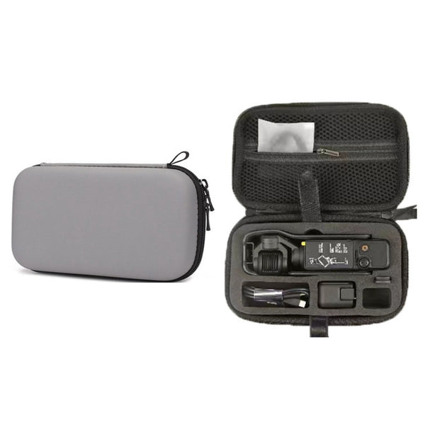 For DJI Osmo Pocket 3 Storage Bag Clutch Carrying Case, Grey, Black