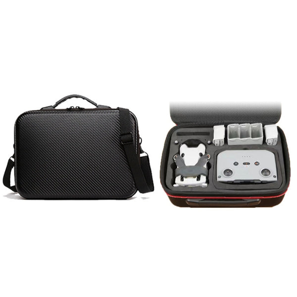 For DJI Mini 4 Pro / RC2 Remote Control Shoulder Bag Handy Crossbody Packet, PU Leather, Nylon