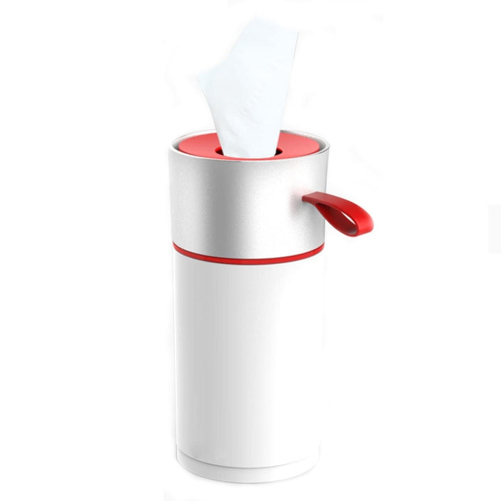 BEN.JACK Cylindrical Car Water Cup Holder Tissue Box