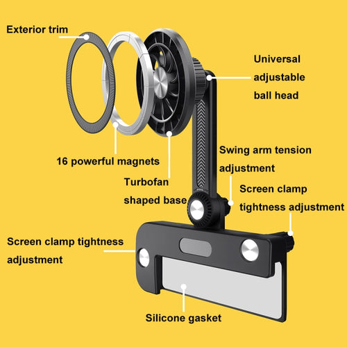 For Tesla Model 3/Y MagSafe Magnetic Mobile Phone Navigation Screen Holder