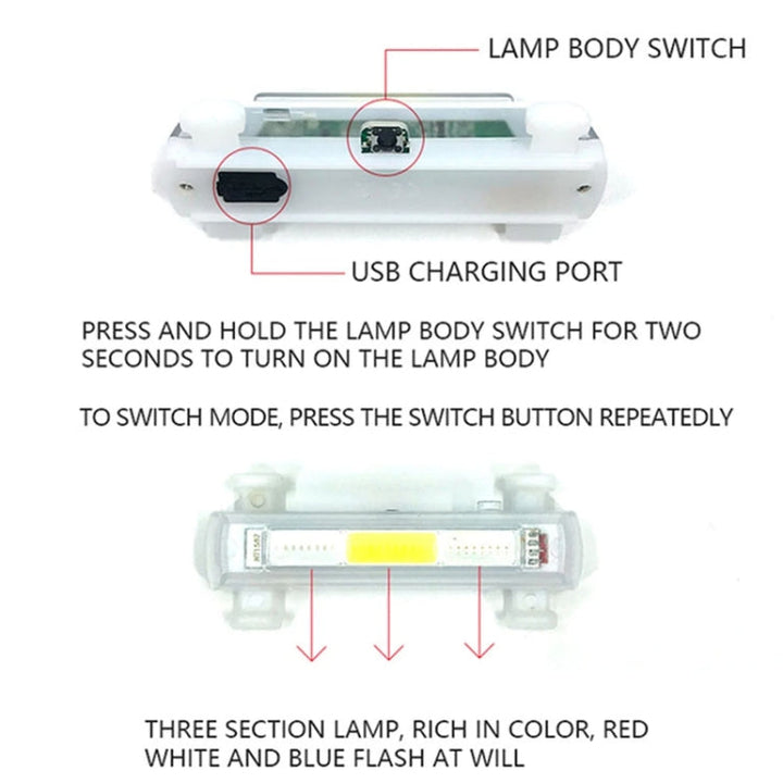 ForDJIMavic Air 2 Drone Arm Lights Variable Color LED Lighting