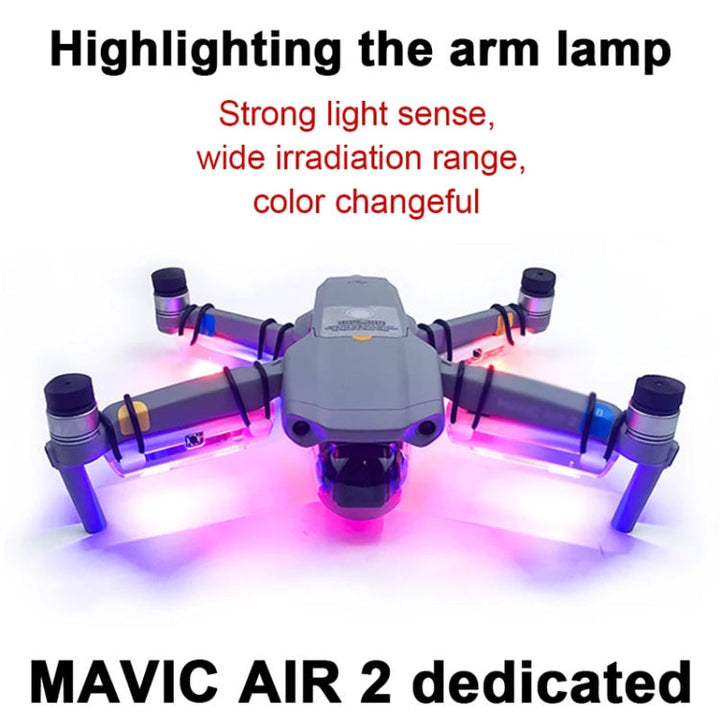 ForDJIMavic Air 2 Drone Arm Lights Variable Color LED Lighting