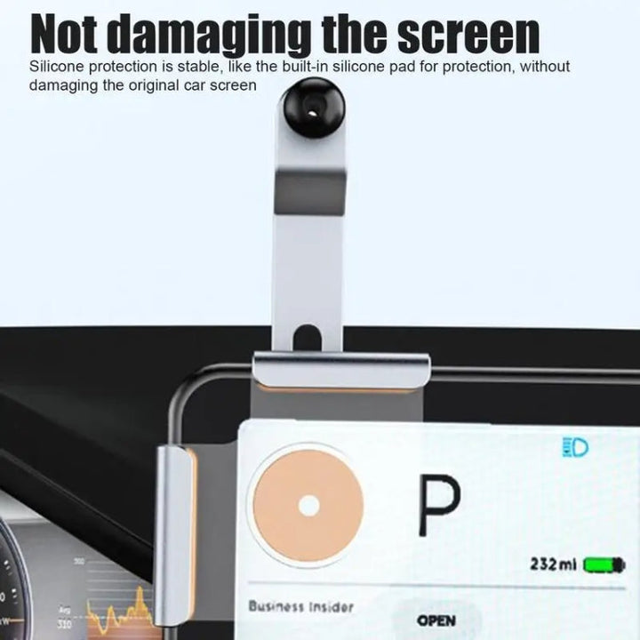 Car Screen Phone Holder Base For Tesla Model 3 And Other Models, Model: Base + Magnetic Stand