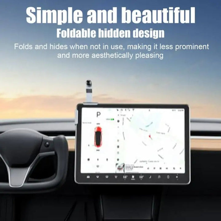 Car Screen Phone Holder Base For Tesla Model 3 And Other Models, Model: Base + Magnetic Stand