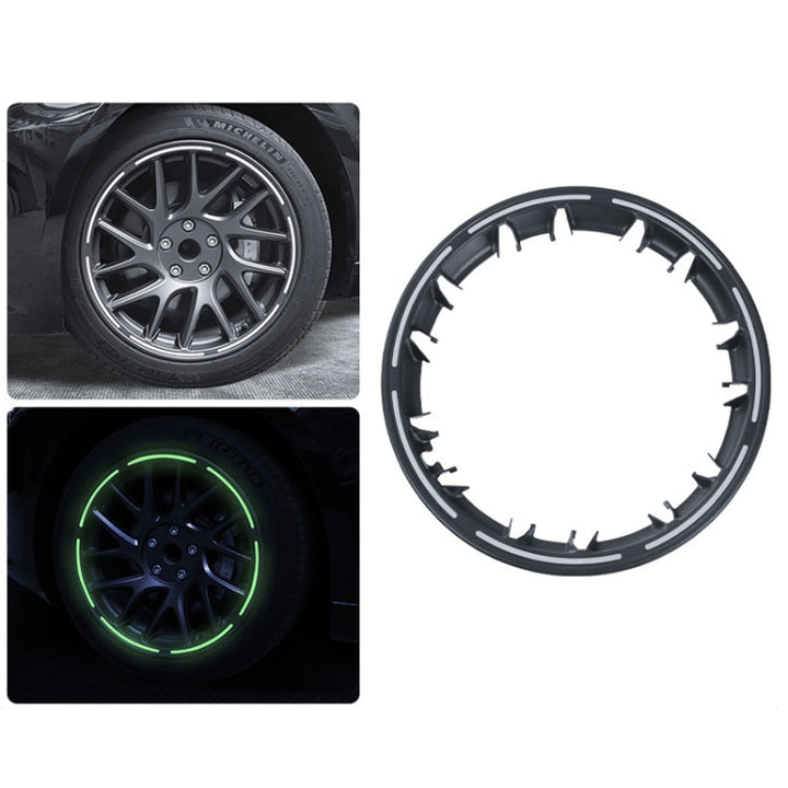 For 2024 Tesla Model 3 Half Hemming Luminous Hubcaps