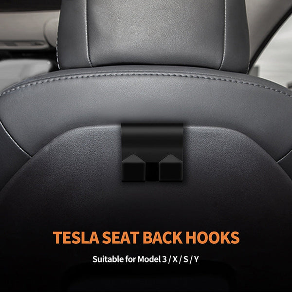 For Tesla Model 3/Y 2pcs Rear Seat Headrest Plastic Hook