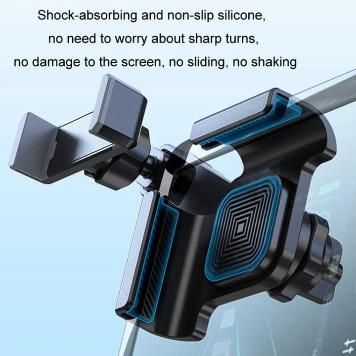 SHUNWEI Car Navigation Screen Floating Mobile Phone Holder, Style: Clip Type