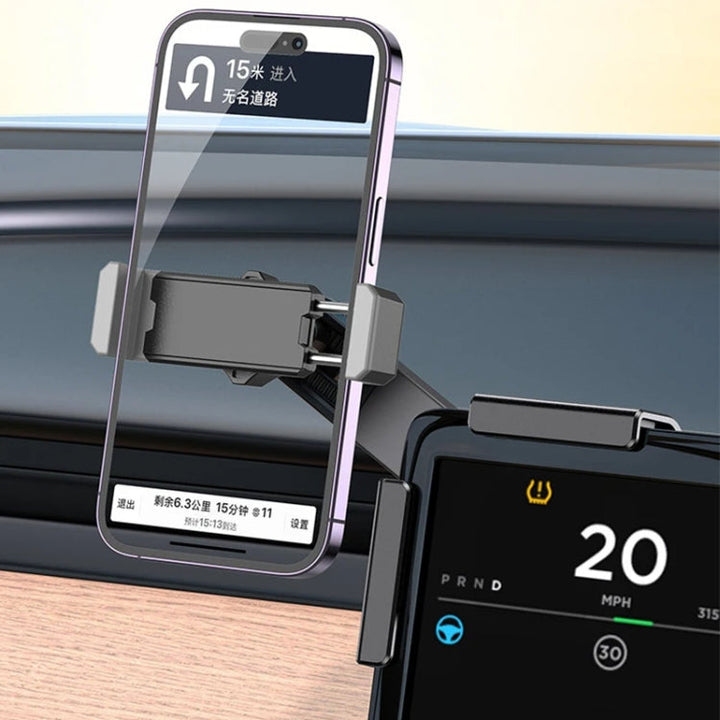 SHUNWEI Car Navigation Screen Floating Mobile Phone Holder, Style: Clip Type