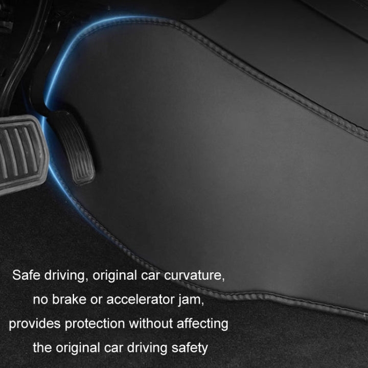 For Tesla Center Console Side Anti-kick Protective Pad, Style: For 2024 Model 3 Driver Passenger Inner Side TPE