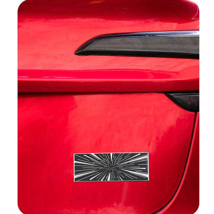 Car Sports Style Decoration Tail Label, Specifications: Time Tunnel Label Metal