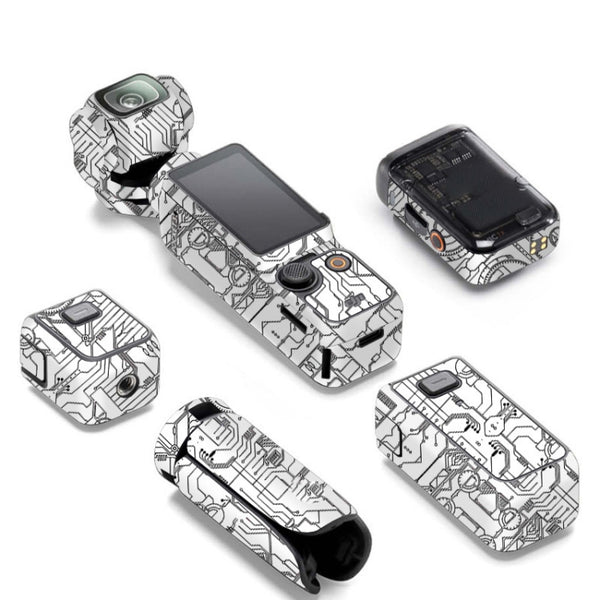 For DJI Pocket 3 Camera Stickers Anti-scratch Non-adhesive Protective Film