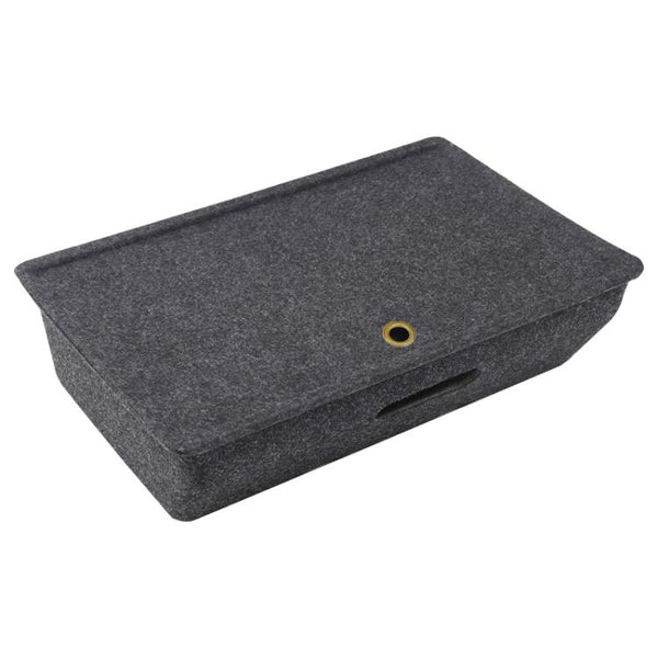 240 x 375 x 105mm For Tesla Model Y Car Under Seat Hidden Felt Storage Boxes