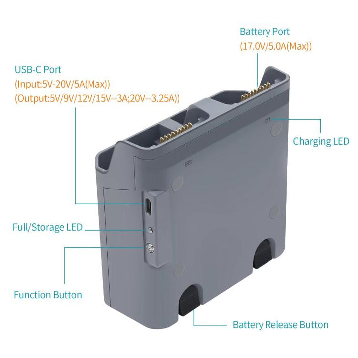 ForDJIAir 3S /Air 3 YX Two-Way Charger Battery Manager