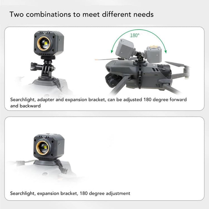 YX Drone Night Flight Searchlight forDJIAir 3S / Air 3 / Air 2 / Air 2S / Mavic 2 / Mavic 3 / Mavic Pro