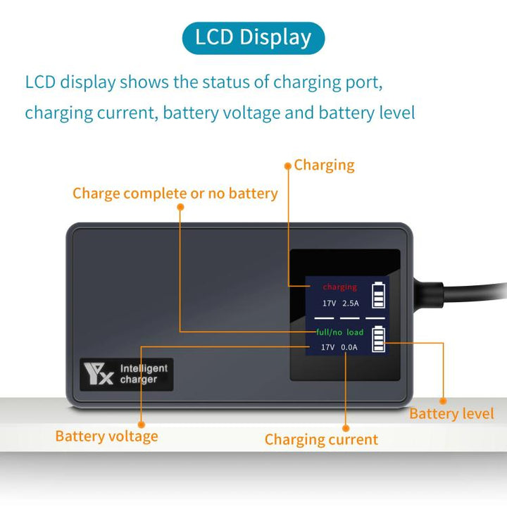 ForDJIAir 3S /Air 3 YX Digital Display Car Charger Charge 2 Batteries At the Same Time