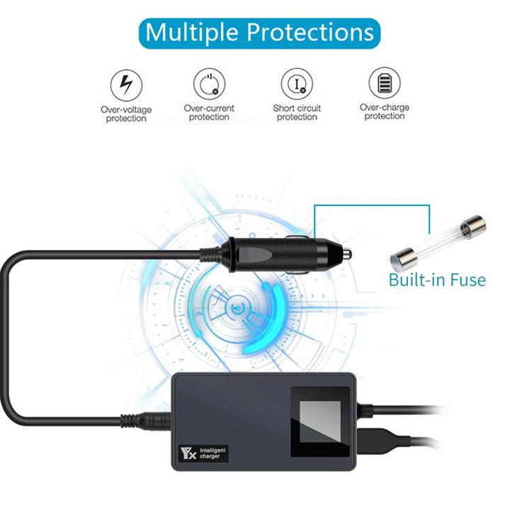 ForDJIAir 3S /Air 3 YX Digital Display Car Charger Charge 2 Batteries At the Same Time