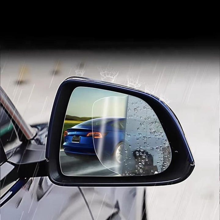 For Tesla Model 3 Car Side Window Rearview Mirror Rainproof Film Nano Anti-fog Sticker