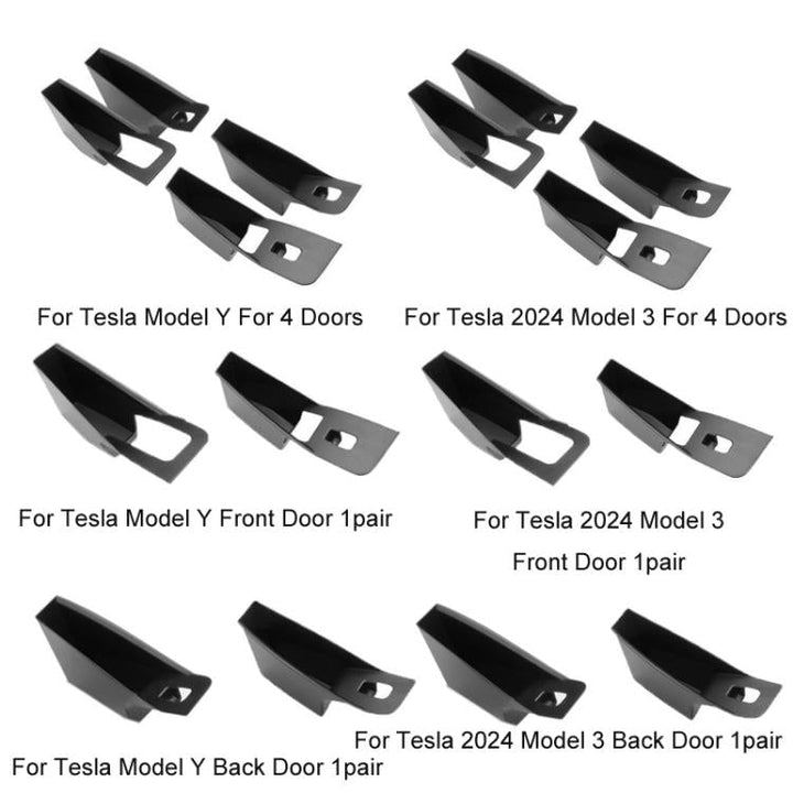 For Tesla Convenient Door Inner Handle Storage Box, Model: Model Y For 4 Doors