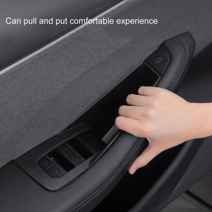 For Tesla Convenient Door Inner Handle Storage Box, Model: Model Y For 4 Doors