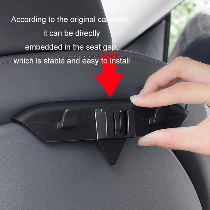 For Tesla Model 3/Y Rear Seat Hooks, Specifications: Triple Hook