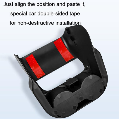 For Tesla Model 3/Y Rear Air Outlet Anti-kick Storage Box Cup Holder