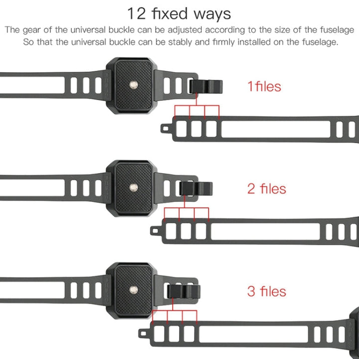 RCSTQ Universal Expansion Buckle Damping Bracket Set forDJIMavic Air 2 Pro / Femi FIMI