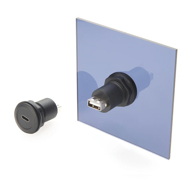 Type C Female to A Male Charger Converter USB-C to USB 3.0 Female Adapter,USB3.1 Type C to Type A Adapter-1 Pcs