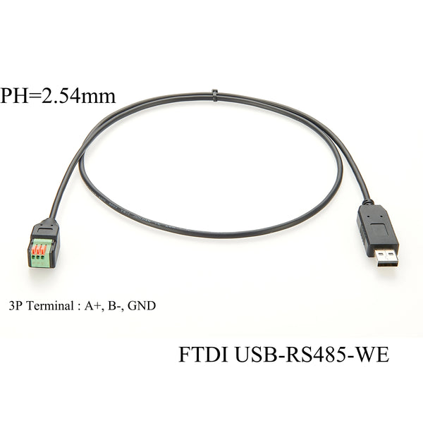 USB-zu-RS485-Kabel mit 3-poligem Klemmenblock FTDI USB RS485 422 WE USB-zu-RS485-Konverterkabel 