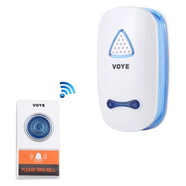 VOYE Home Music Remote Control Wireless Doorbell with 38 Polyphony Sounds, US Plug, V025A