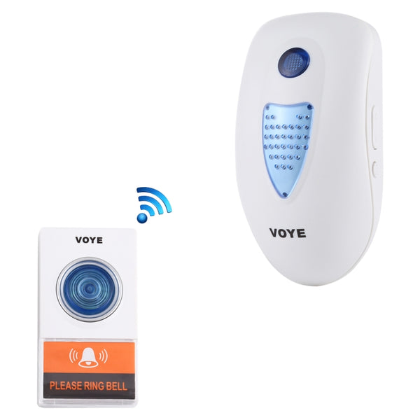 VOYE Home Music Remote Control Wireless Doorbell with 38 Polyphony Sounds, US Plug, V003A