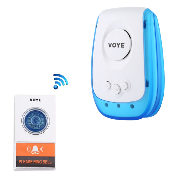 VOYE Home Music Remote Control Wireless Doorbell with 38 Polyphony Sounds, US Plug, V009A
