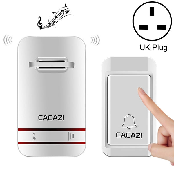 One Button One Receivers Self-Powered Wireless Home Kinetic Electronic Doorbell