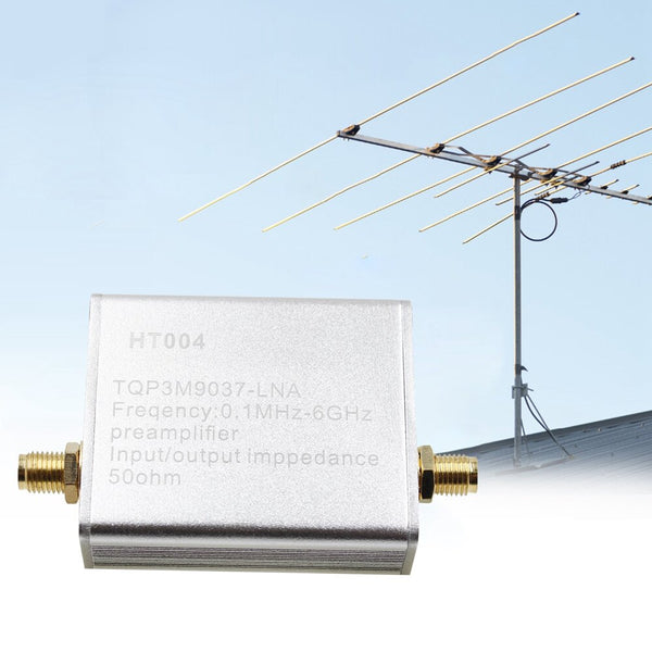 100K-6GHz Full Band Low Noise Amplifier 20dB High Gain Power Preamplifier LNA Module for RF & Software Defined Radio SDR