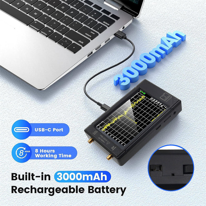 Ultra SA Portable Spectrum Analyzer LNA Tester with 32GB 4-inch Touchscreen 100kHz~5.3GHz
