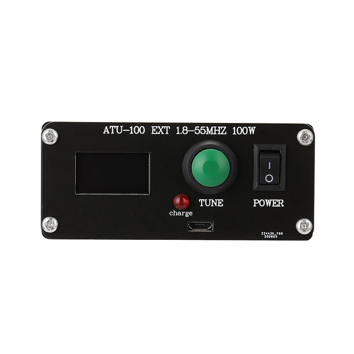 ATU-100 Mini Automatic Antenna Tuner Shortwave 1.8-55Mhz 100W Metal Accessories Assembled With Case