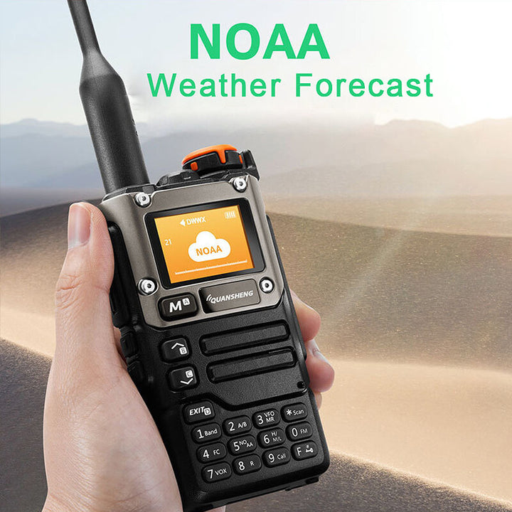 Quansheng UV-K58 5W Walkie Talkie Air Band Radio UHF VHF DTMF FM Scrambler NOAA Tyep-C Charging Wireless Frequency Two-Way Handheld Portable Radio