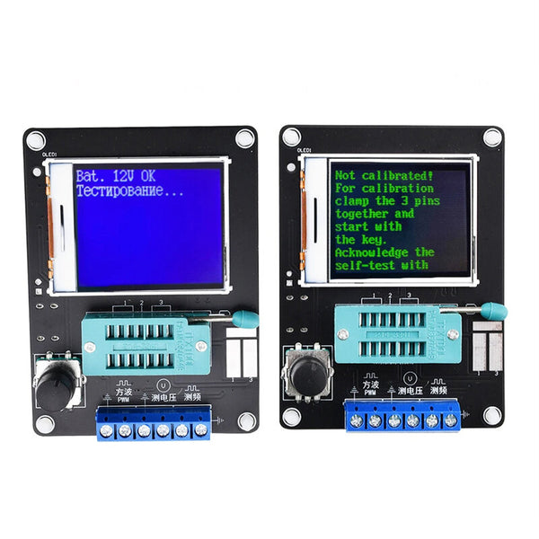 GM328A Transistor Tester Diode Capacitance ESR Voltage Frequency Meter PWM Square Waving Signal Generator Soldering