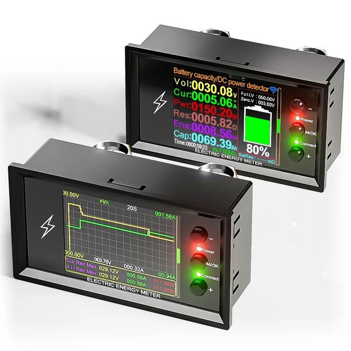 ATORCH DT20 DC Meter Lithium Battery Power Capacity Tester 420V 30A-600A DC Voltage WiFi Online Version Bidirectional Ammeter