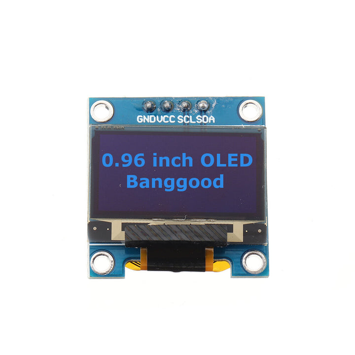 0.96 Inch OLED I2C IIC Communication Display 128*64 LCD Module Geekcreit for Arduino - products that work with official Arduino boards