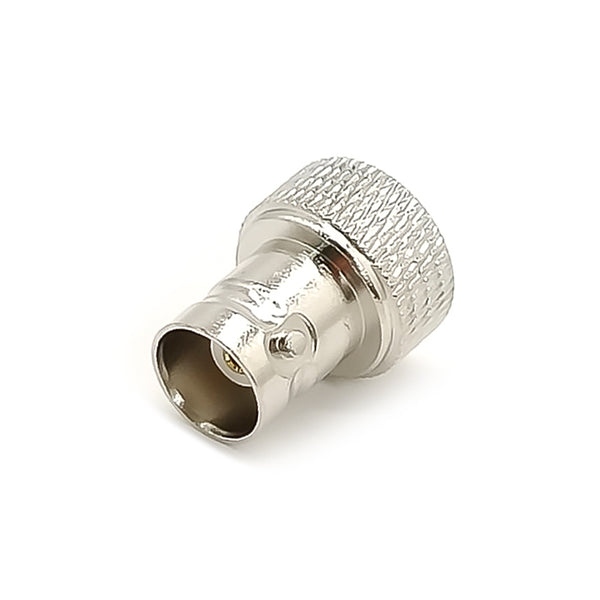 HF-Adapter Metall gerader BNC-Stecker auf SMA-Buchse freihängend 50 Ohm 