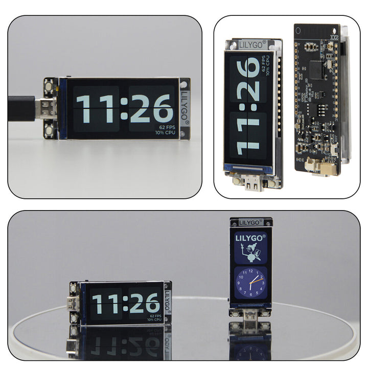 T-Display-S3 ESP32-S3 1.9 inch ST7789 LCD Display Development Board WIFI Bluetooth5.0 Wireless Module 170*320 Resolution