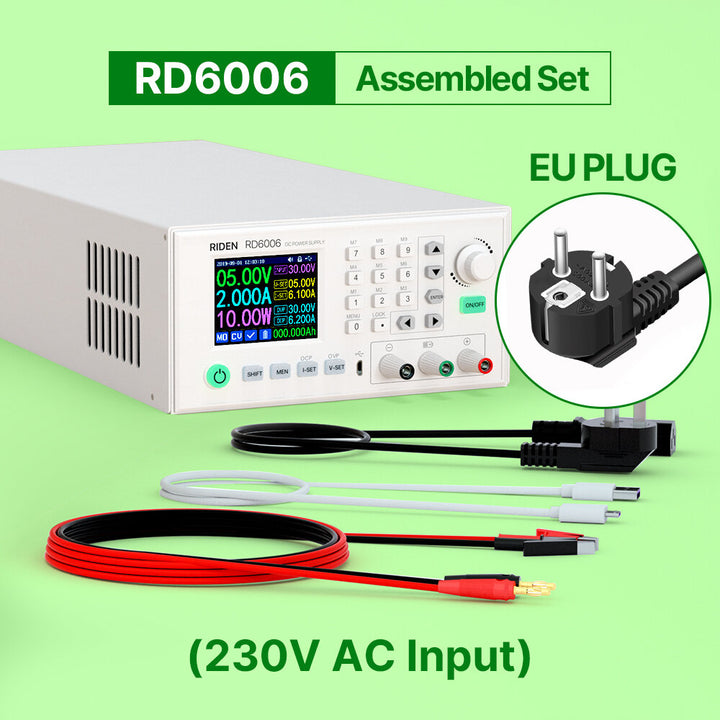 RIDEN RD6006 Assembled Set USB DC DC Voltage Current Step-Down Bench Power Supply Buck Adjustable Converter 60V 6A