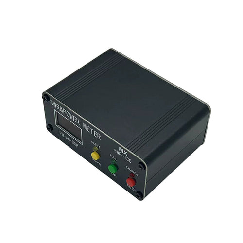 1.8MHz-50MHz 0.5W-120W Short Waves SWR and Power Watt Meter Chinese English Menu Switchable Type-C Charging Interface