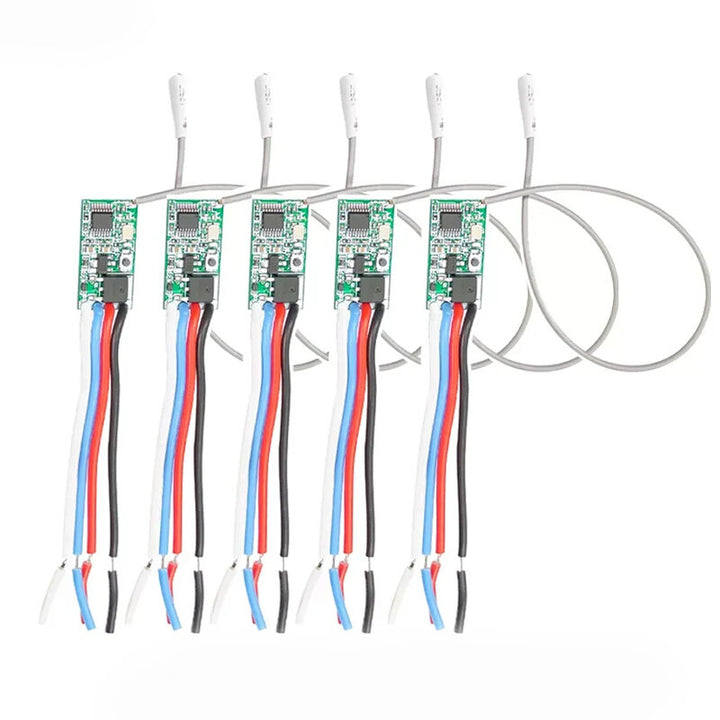 5pcs/10pcs 433.92Mhz Universal Wireless DC 3.6V-24V Remote Control Switch 1CH RF Relay Receiver LED Light Controller DIY Kit