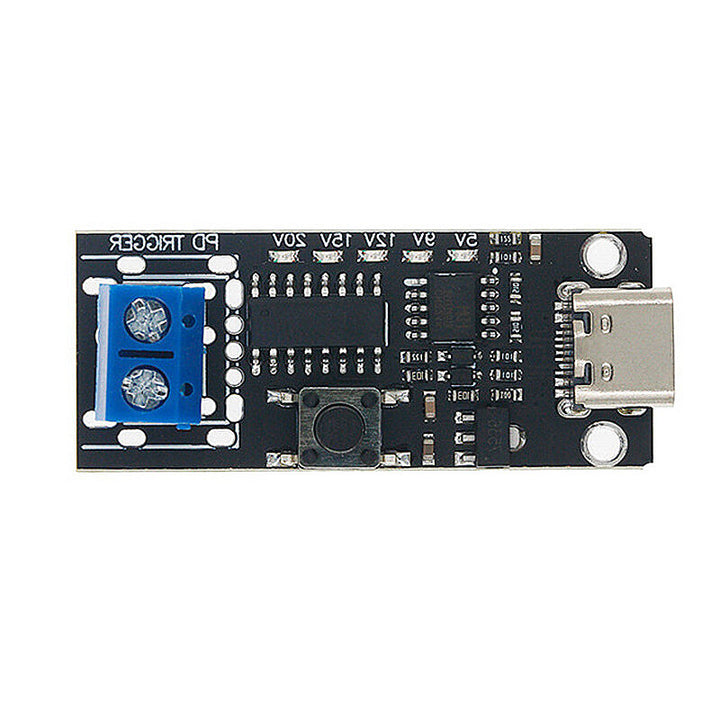 100W 5A Type-C Fast Charge Trigger Board Module PD/QC Decoy Board Fast Charge USB Type-C PD 2.0 3.0 Power Delivery Boost Module